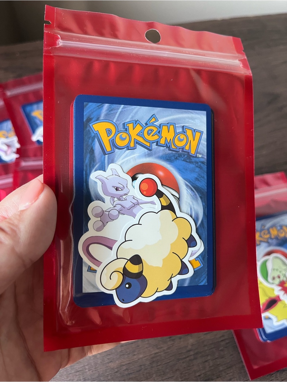 Pokemon Party Favors lot of 10 mystery packs each has 10 cards + two stickers - Picture 14 of 15